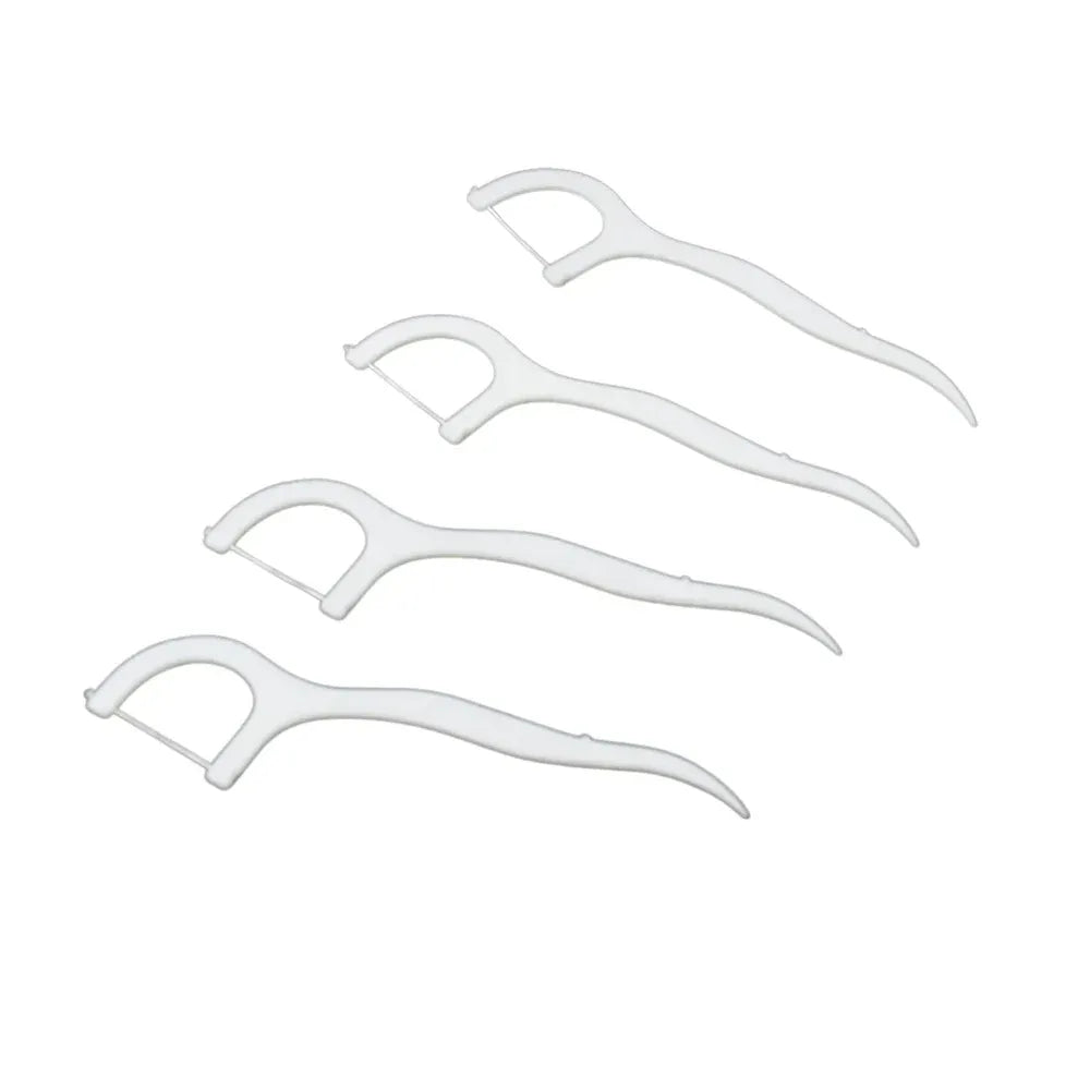 Portable dental floss picks - health care
