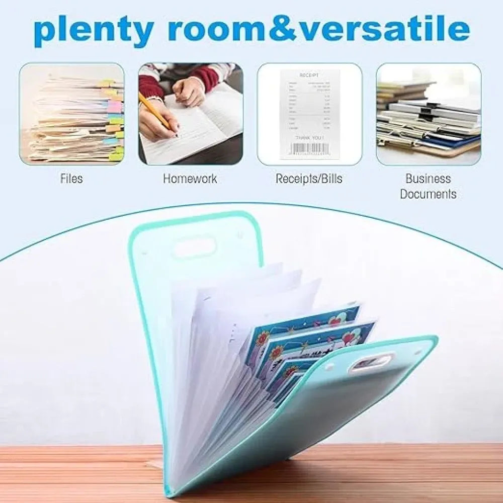 Portable expanding file folder – pack of 1