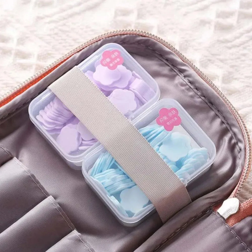 Portable flower soap sheets - home improvement