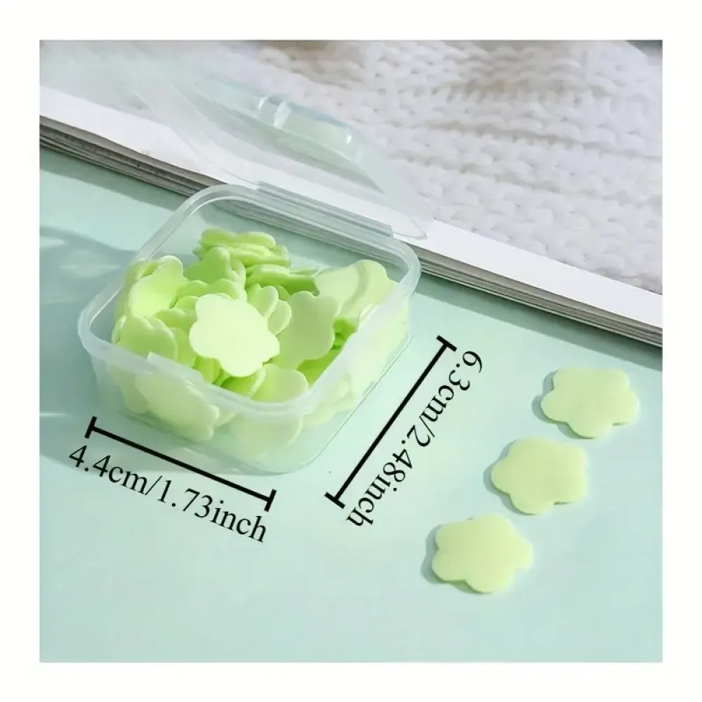 Portable flower soap sheets - home improvement