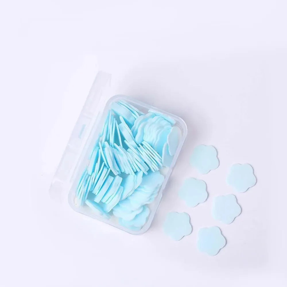Portable flower soap sheets - home improvement