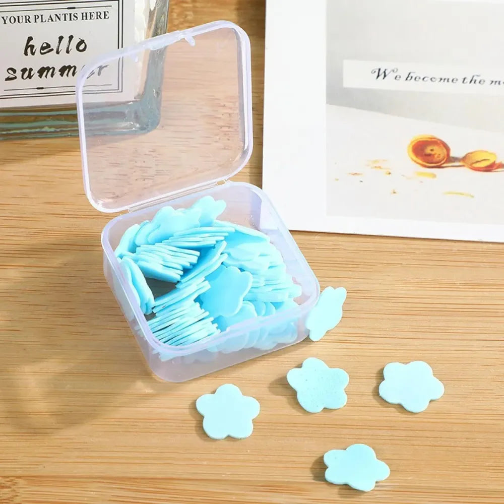 Portable flower soap sheets - home improvement