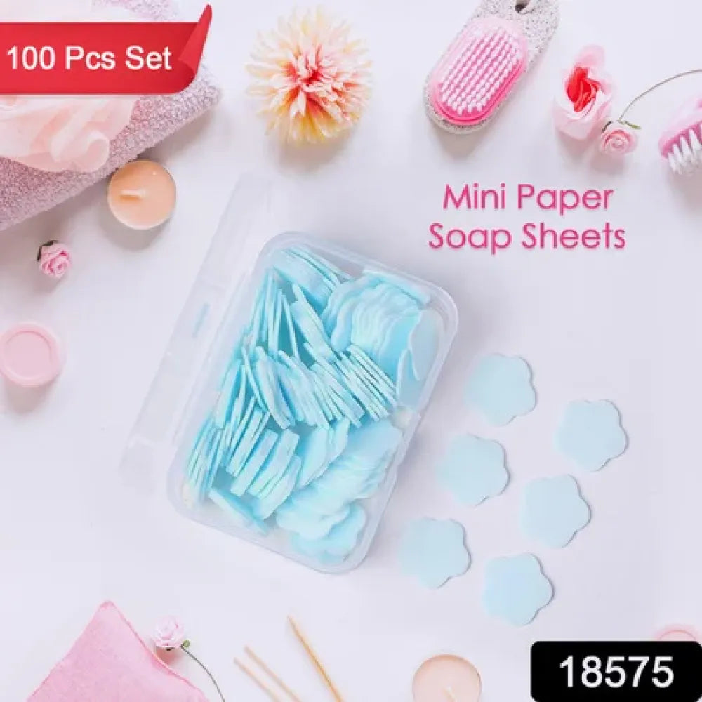 Portable flower soap sheets - home improvement