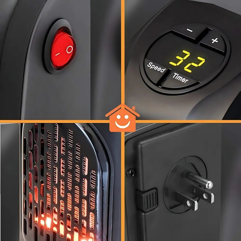 Portable heater handy