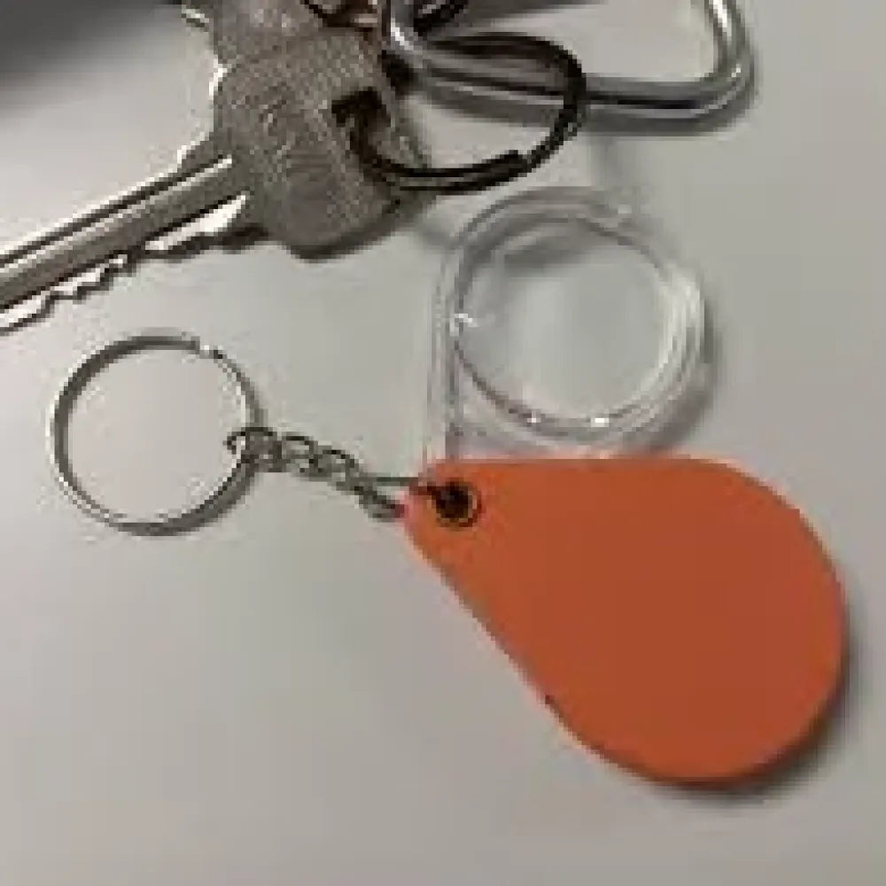 Portable keychain magnifier glass - office