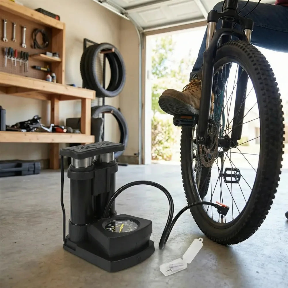 Portable mini bike pump - automotive