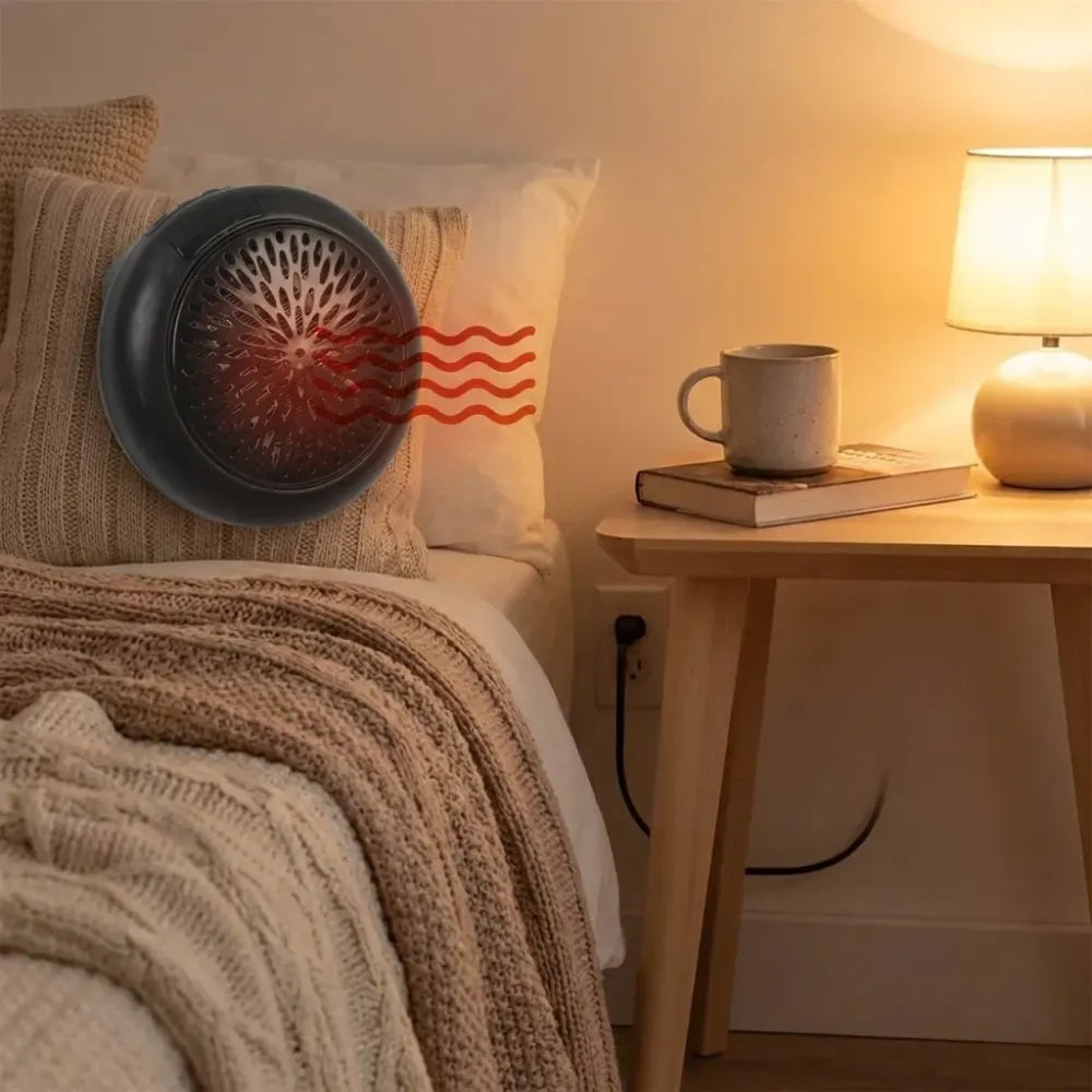Portable mini room heater - office