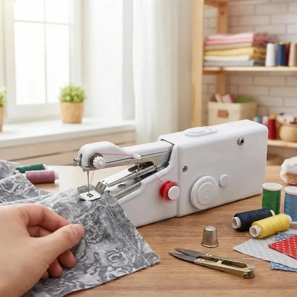 Portable mini sewing machine