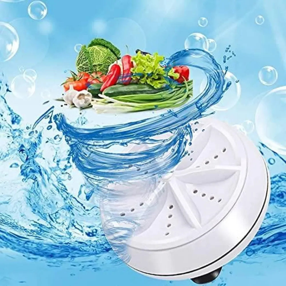 Portable mini washing machine ultrasonic turbine washer