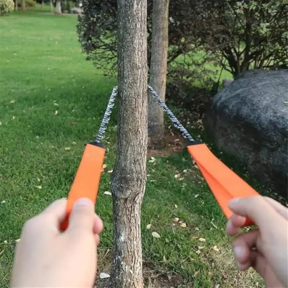 Portable pocket chainsaw - gardening