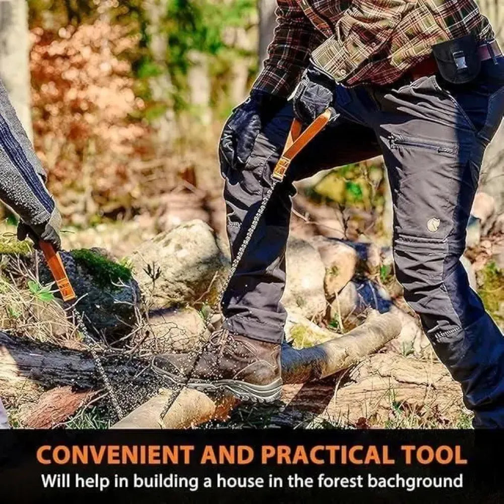 Portable pocket chainsaw - gardening