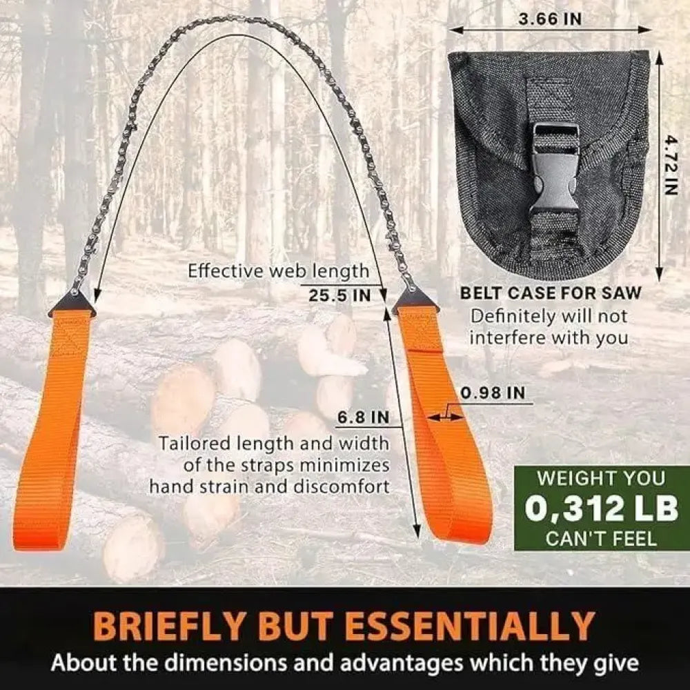 Portable pocket chainsaw - gardening