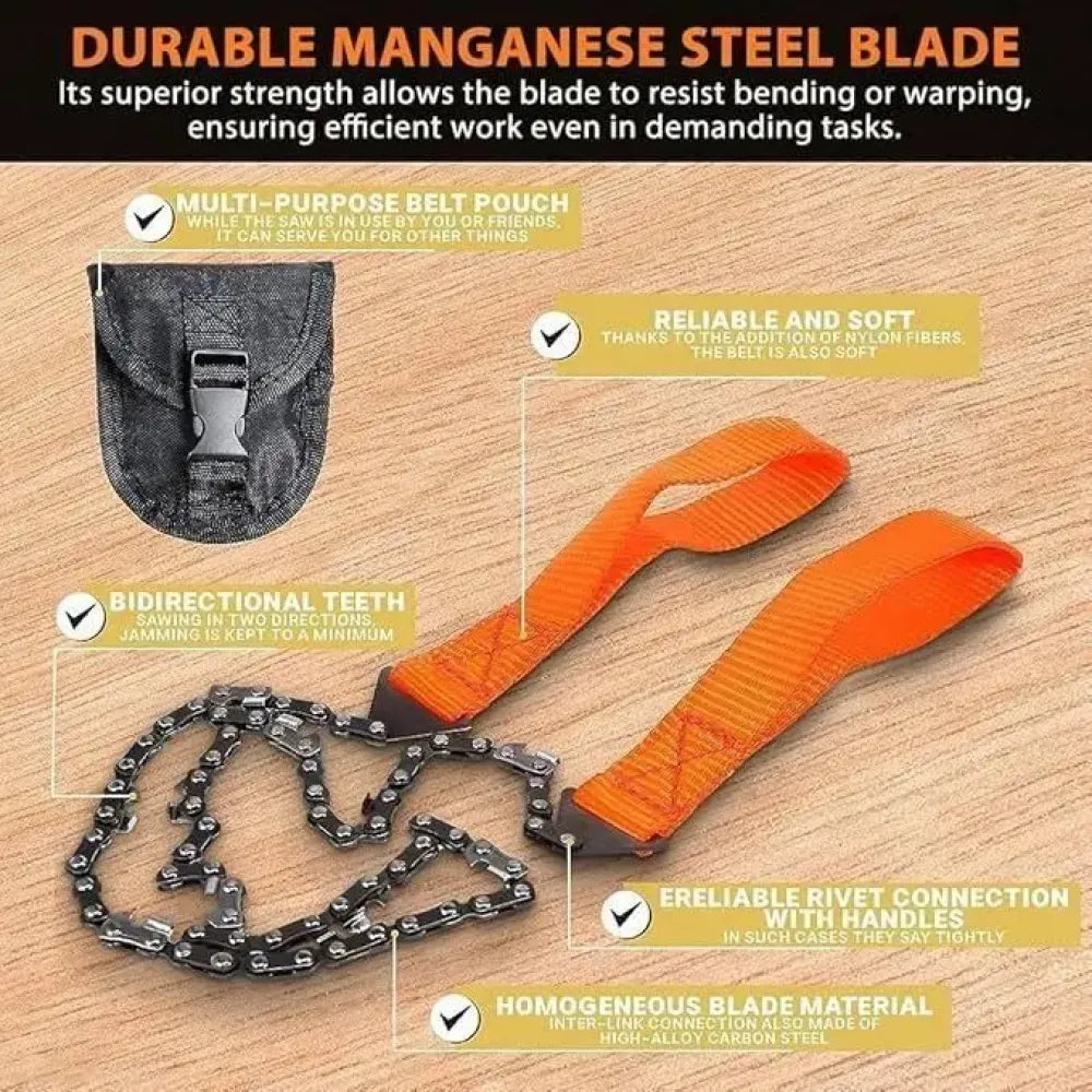 Portable pocket chainsaw - gardening