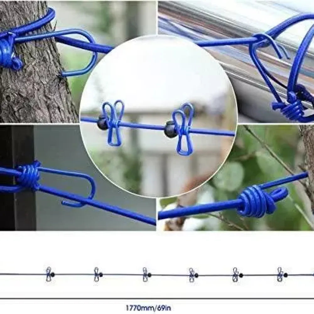 Portable retractable clothesline - home essentials