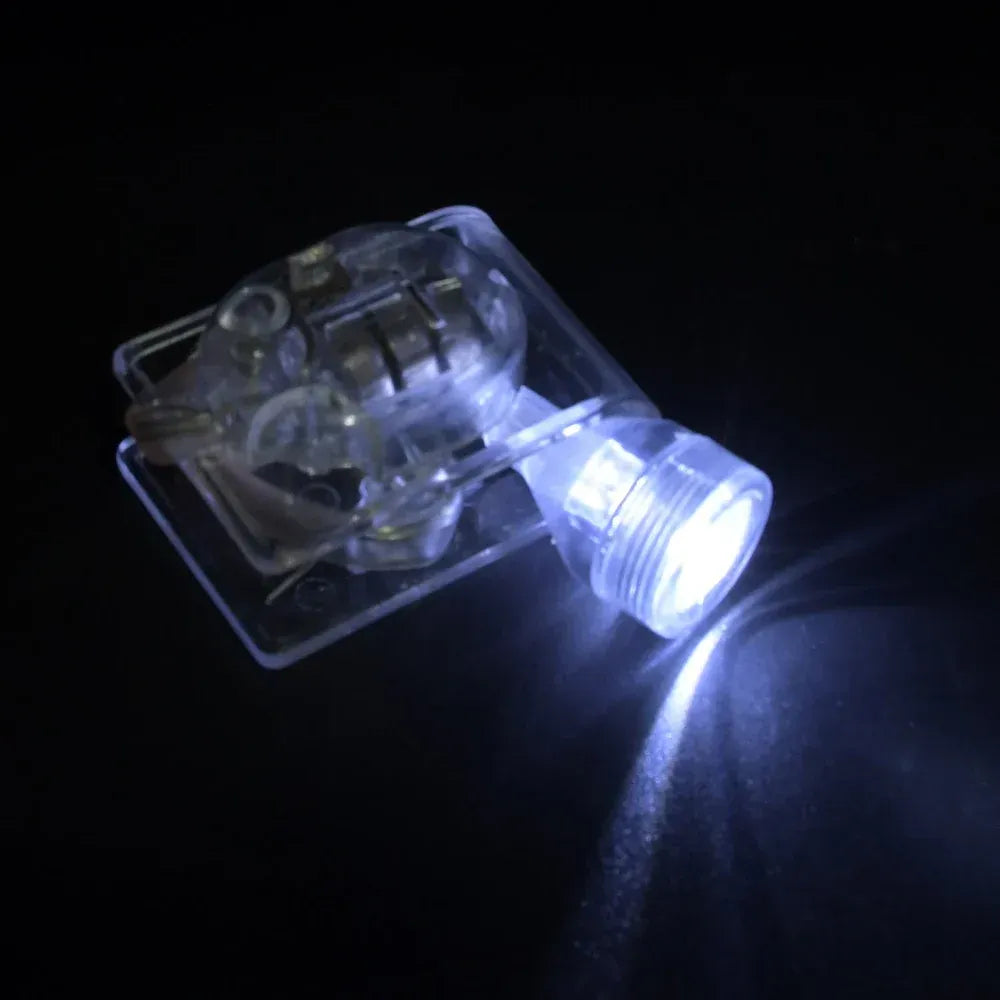 Portable transparent clip light - hardware
