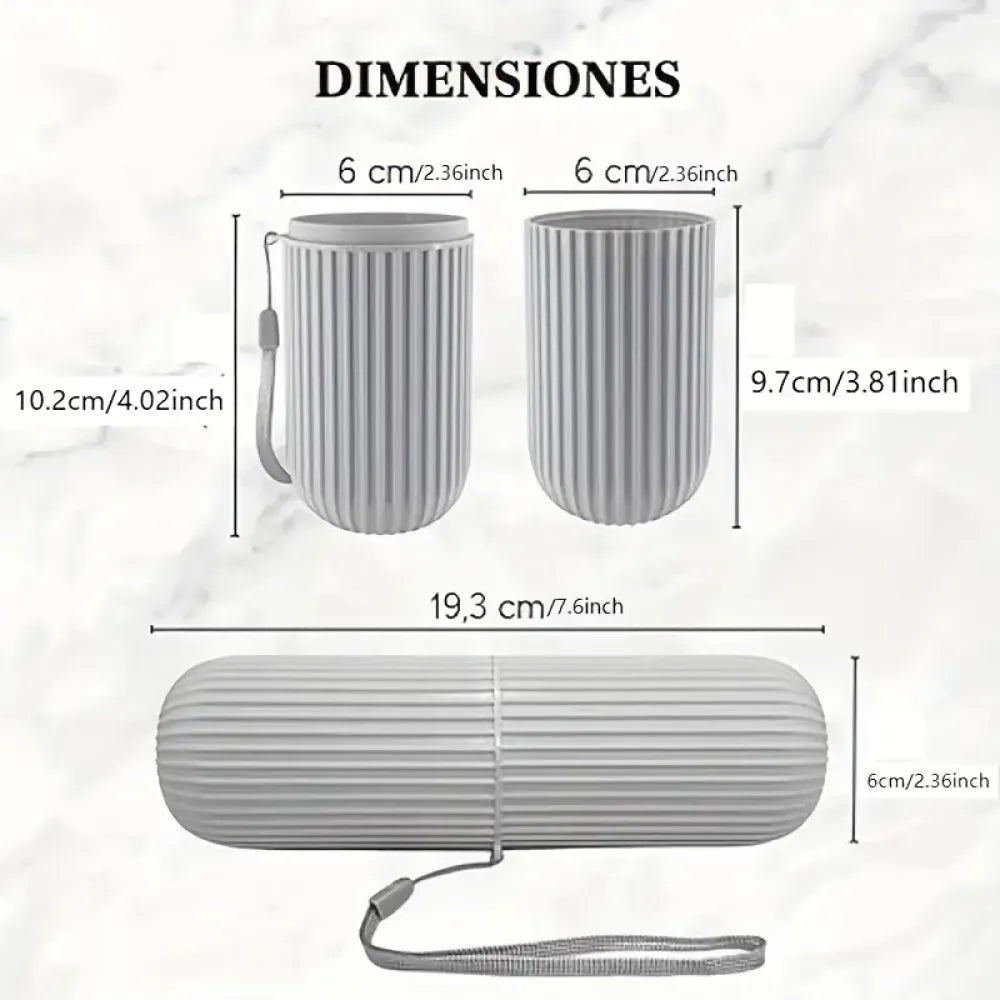 Portable travel toothbrush organizer - home improvement