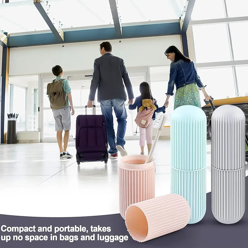 Portable travel toothbrush organizer - home improvement