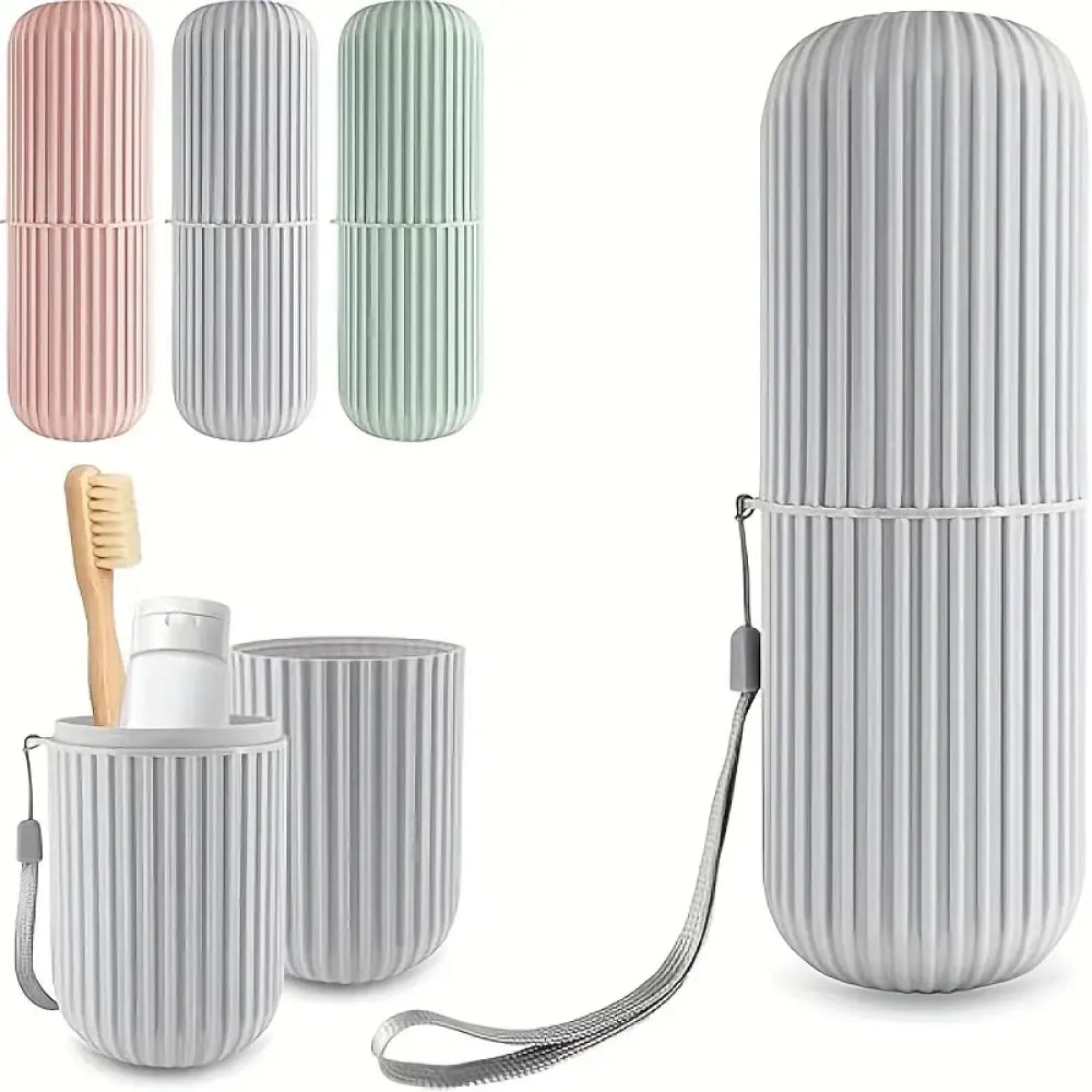Portable travel toothbrush organizer - home improvement