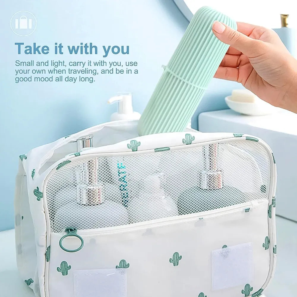 Portable travel toothbrush organizer - home improvement