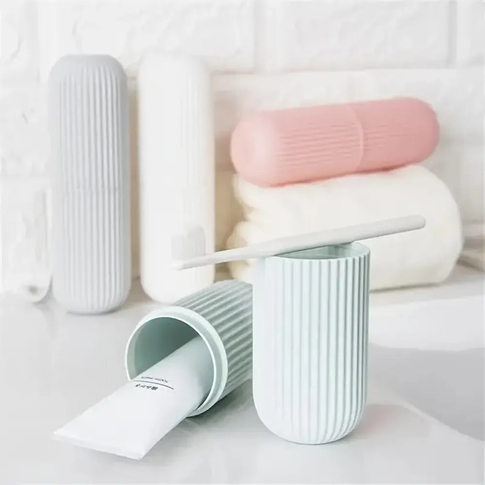 Portable travel toothbrush organizer - home improvement