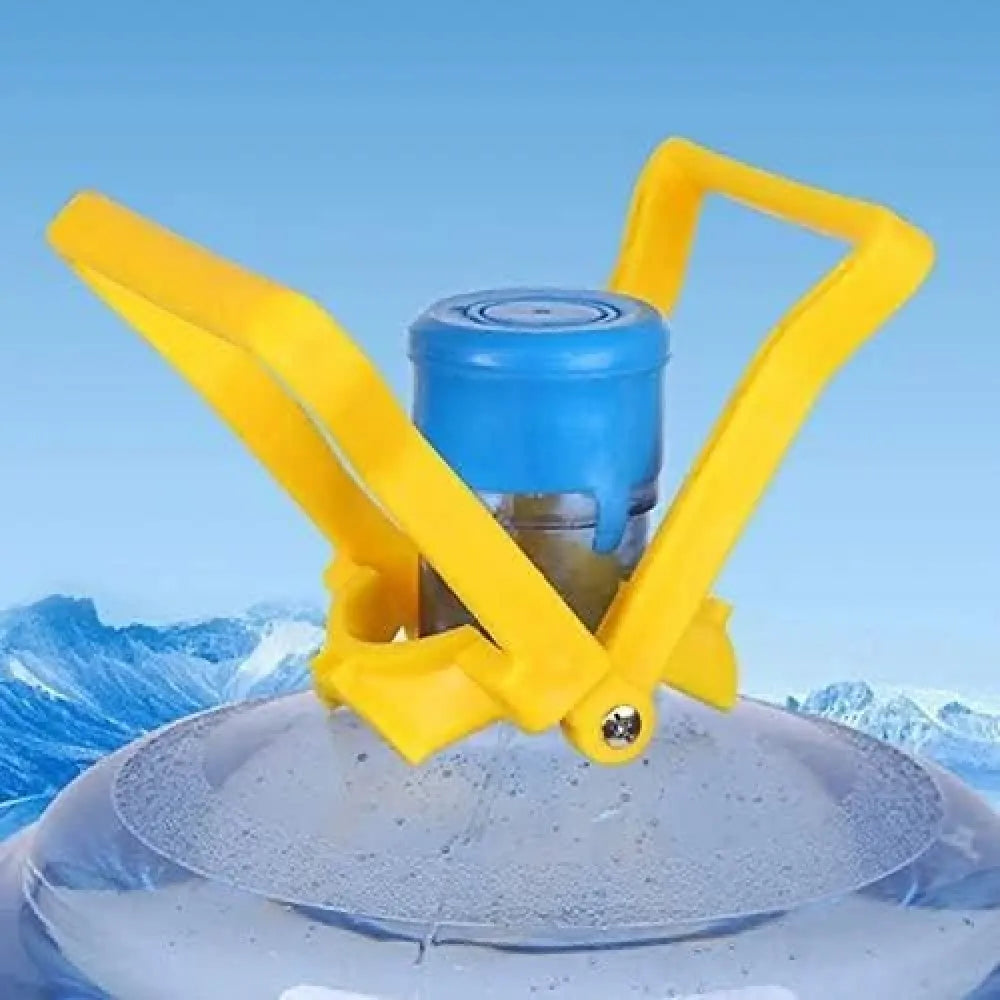 Portable water bottle handle