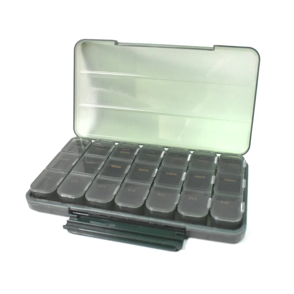 Portable weekly pill organizer - health care