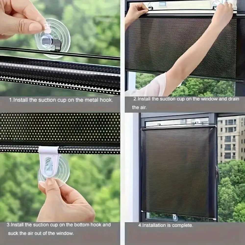 Portable window curtain – pvc