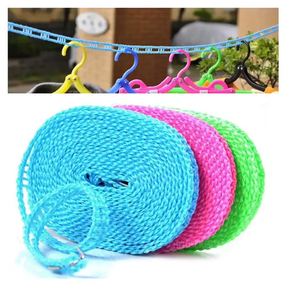 Portable windproof clothesline - home & kitchen
