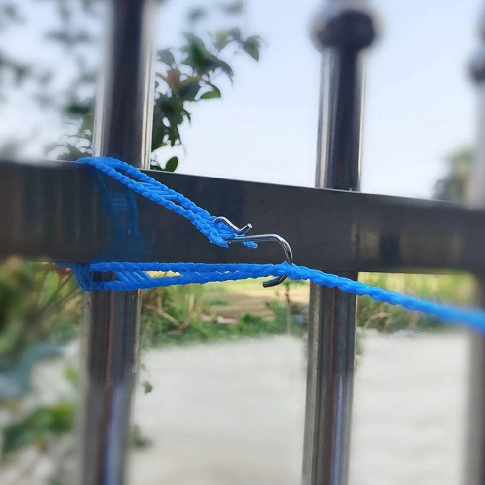 Portable windproof clothesline - home & kitchen