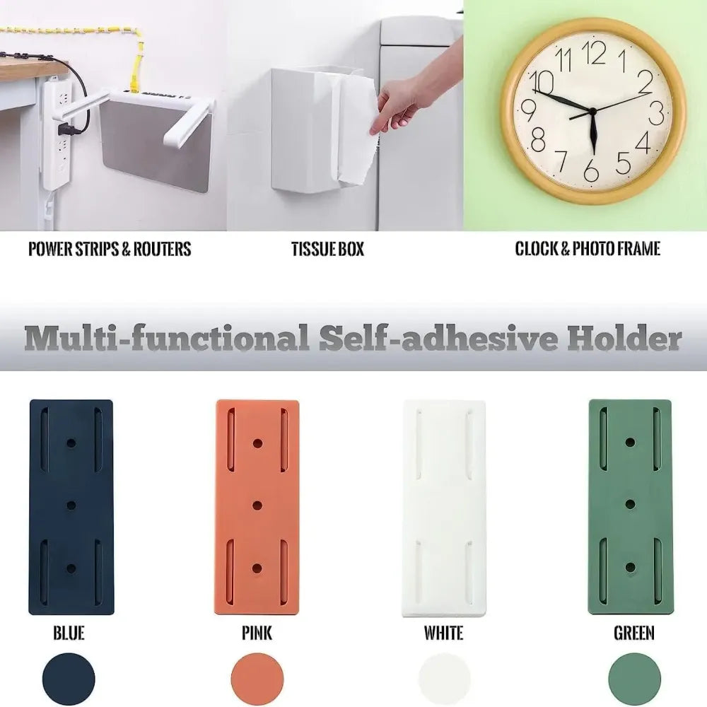 Power strip fixer wall mount holder