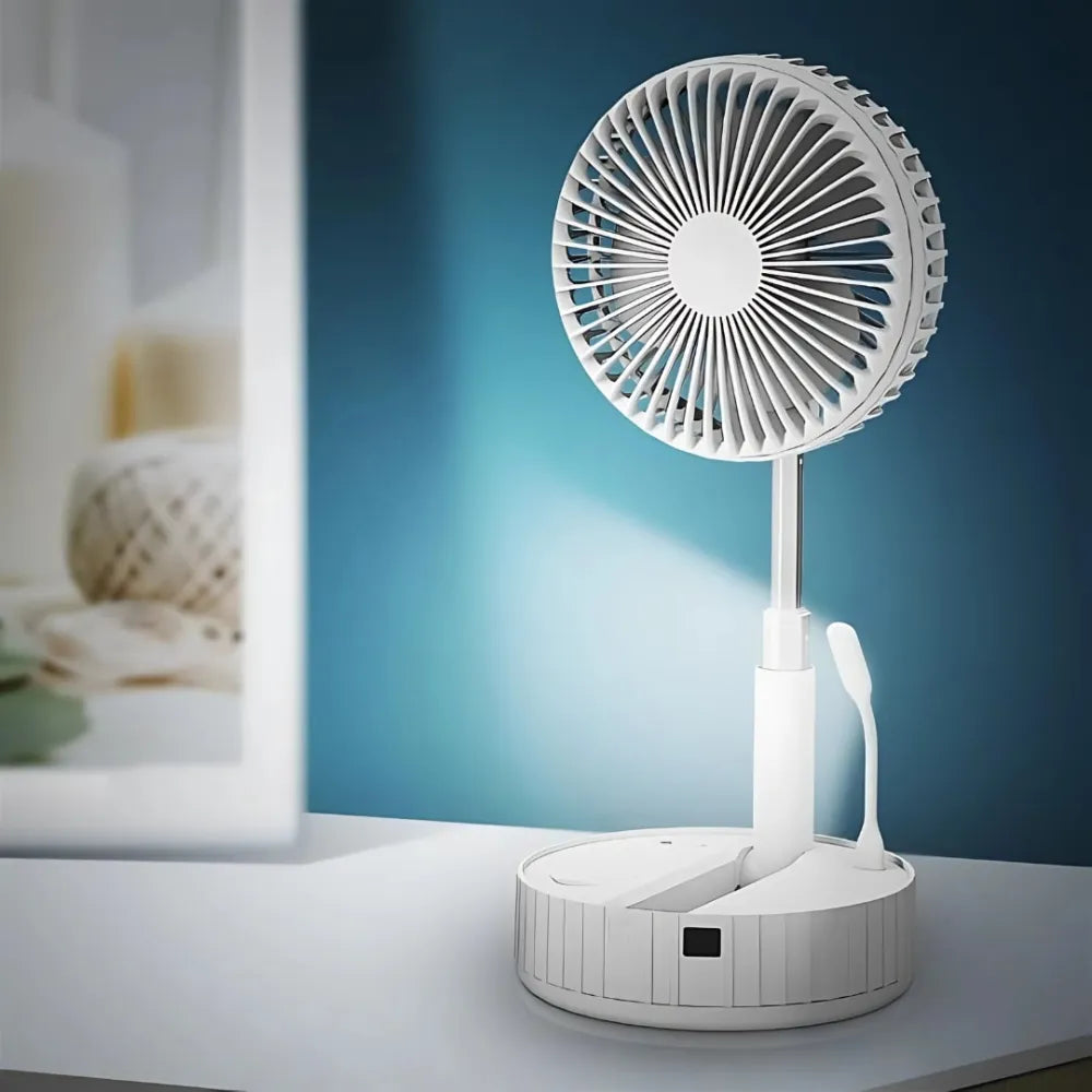 Powerful rechargeable high speed table desk fan