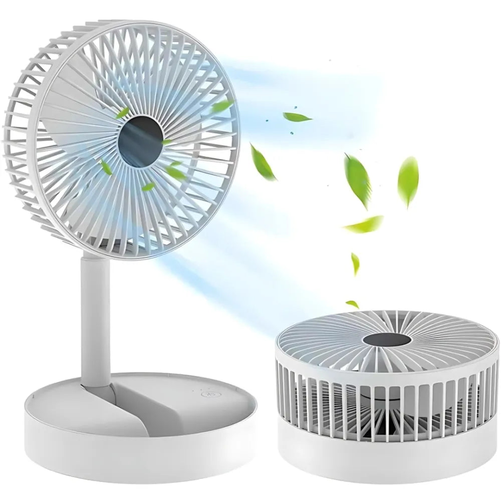 Powerful rechargeable high speed table desk fan