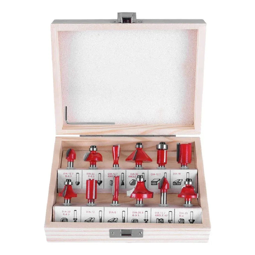 Premium carbide router bit set - power & hand tools