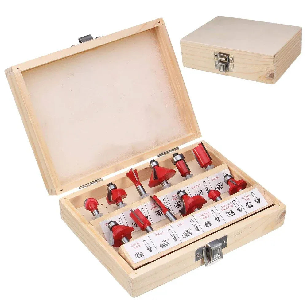 Premium carbide router bit set - power & hand tools