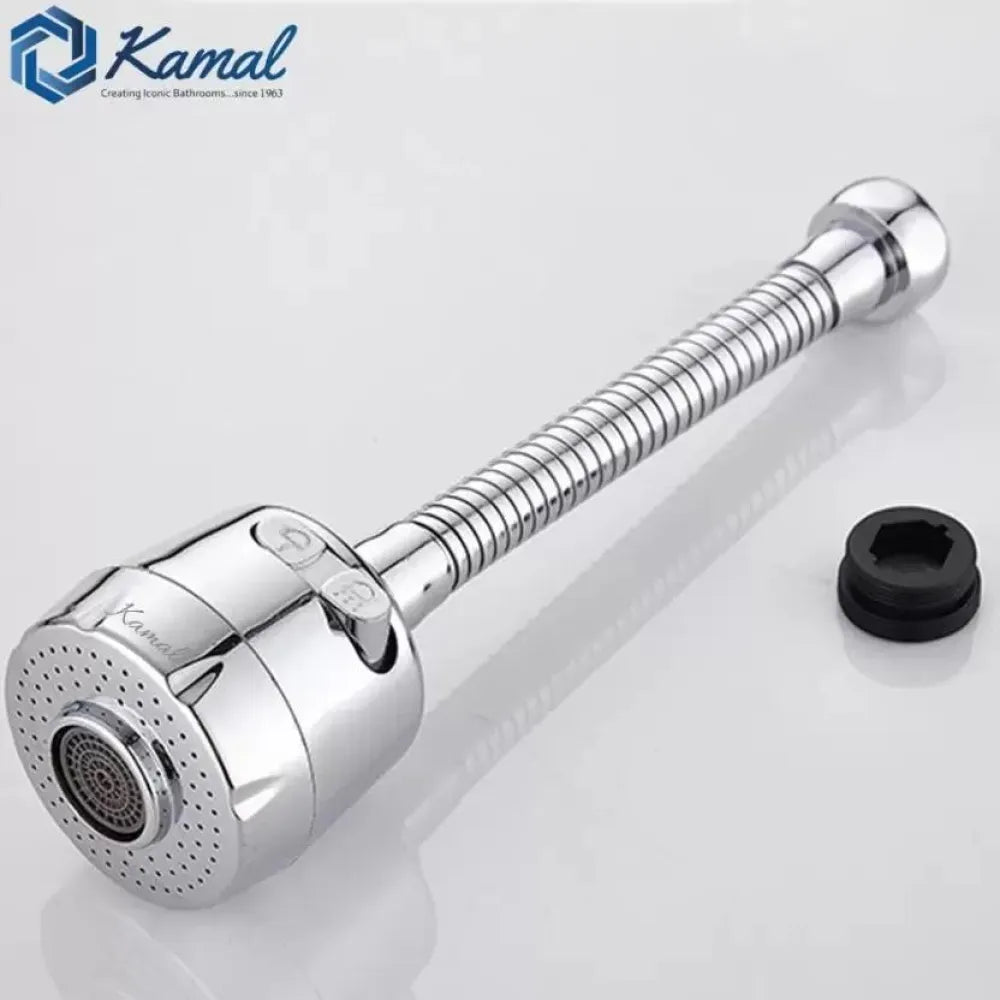 Premium quality extension | 360 degree flexible rotation dual flow spout faucet(pack of 2)