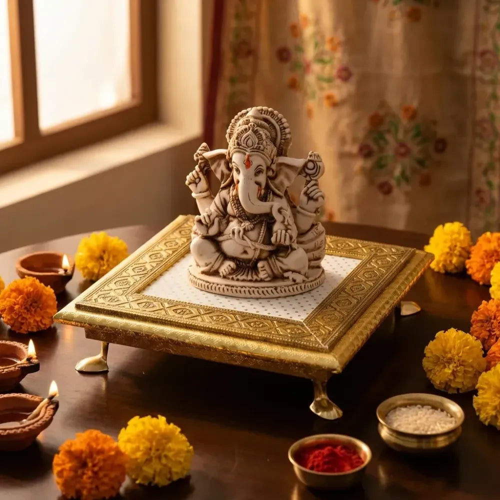 Premium wooden pooja chowk - home improvement