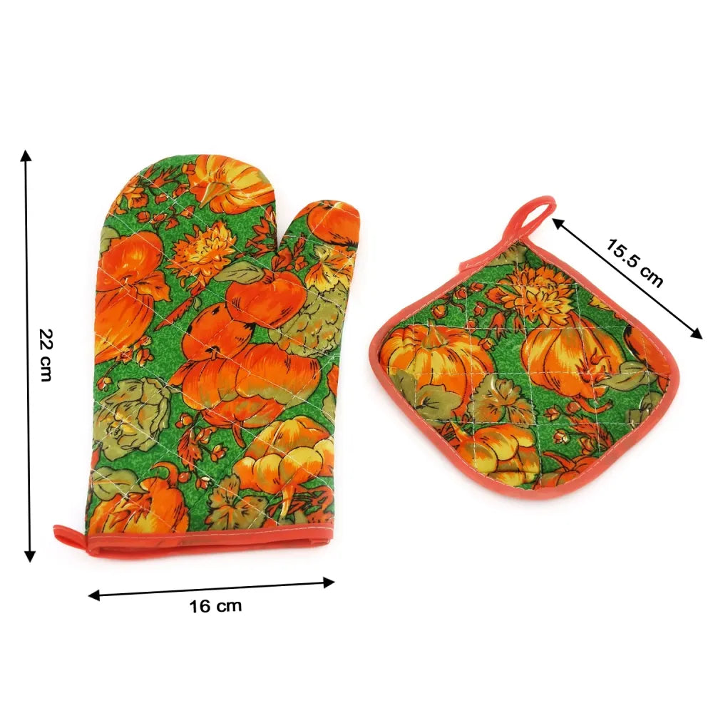Professional cotton oven mitt set - home & kitchen