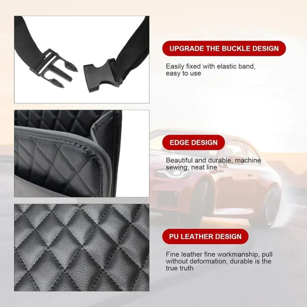 Pu car seat organizer