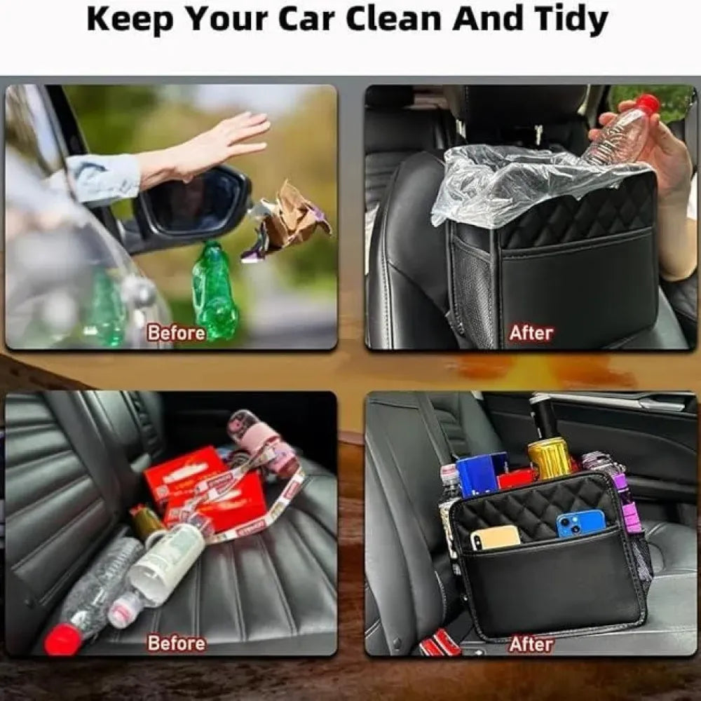 Pu car seat organizer