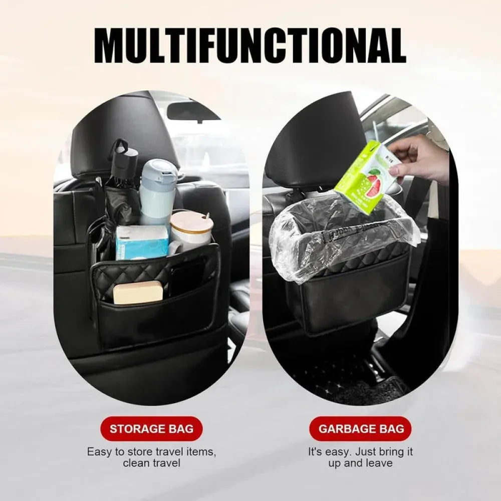Pu car seat organizer