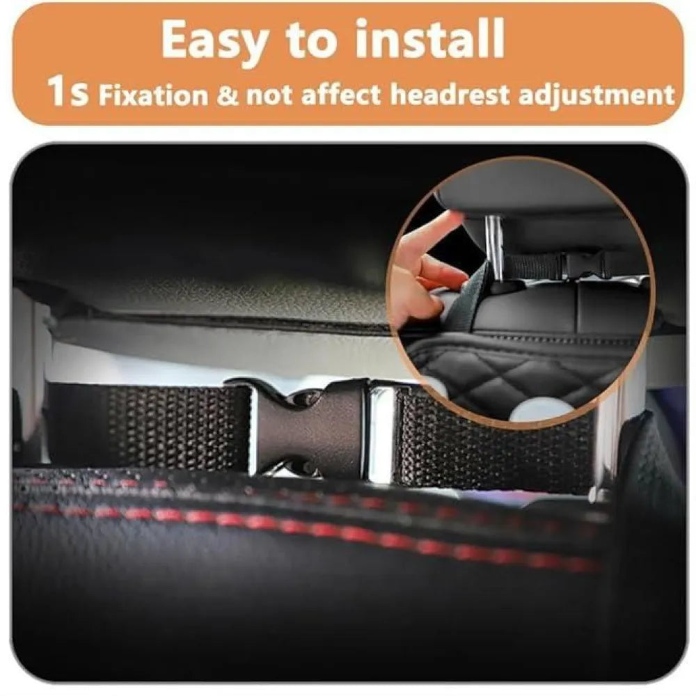 Pu car seat organizer
