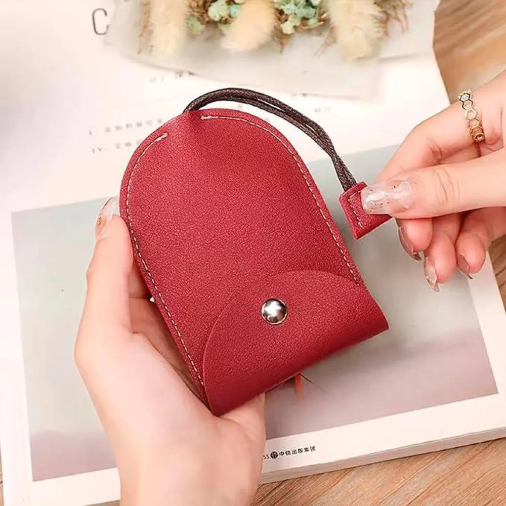 Pu leather car key case creative pull-out cover (pack of 2)