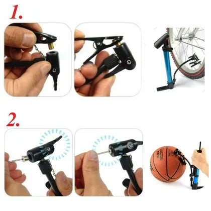 Mini aluminium bicycle pump