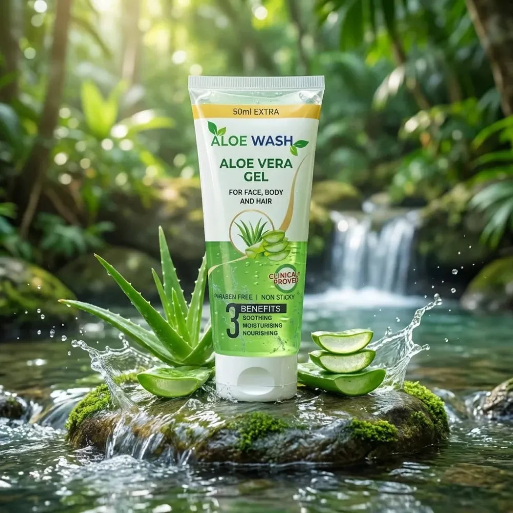 Pure soothing aloe gel