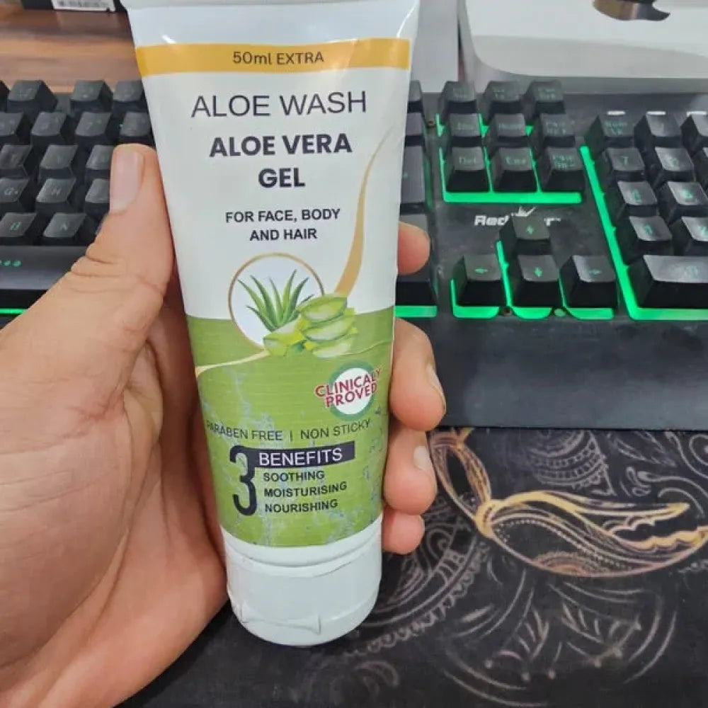 Pure soothing aloe gel