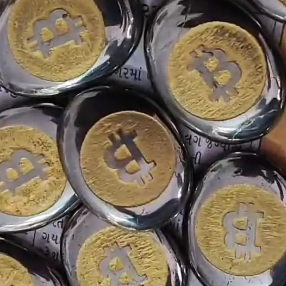 Pyrite bitcoin stone – pack of 2