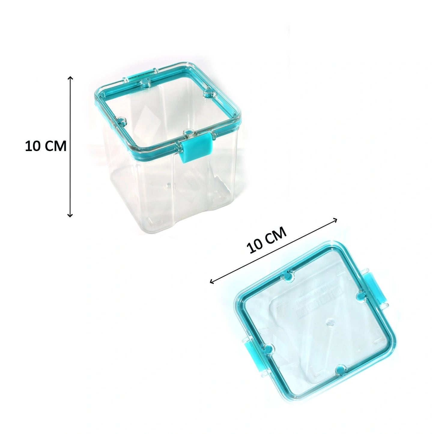4 Pc 700ml Square Food Containers