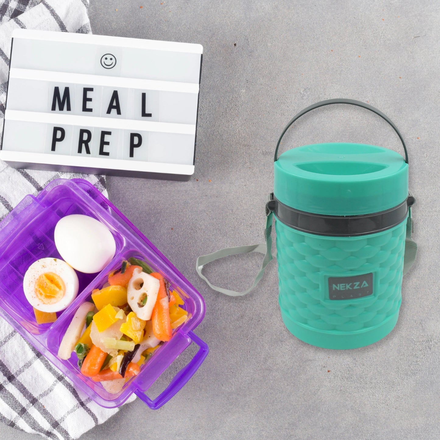 4-Compartment Insulated Tiffin Lunch Box