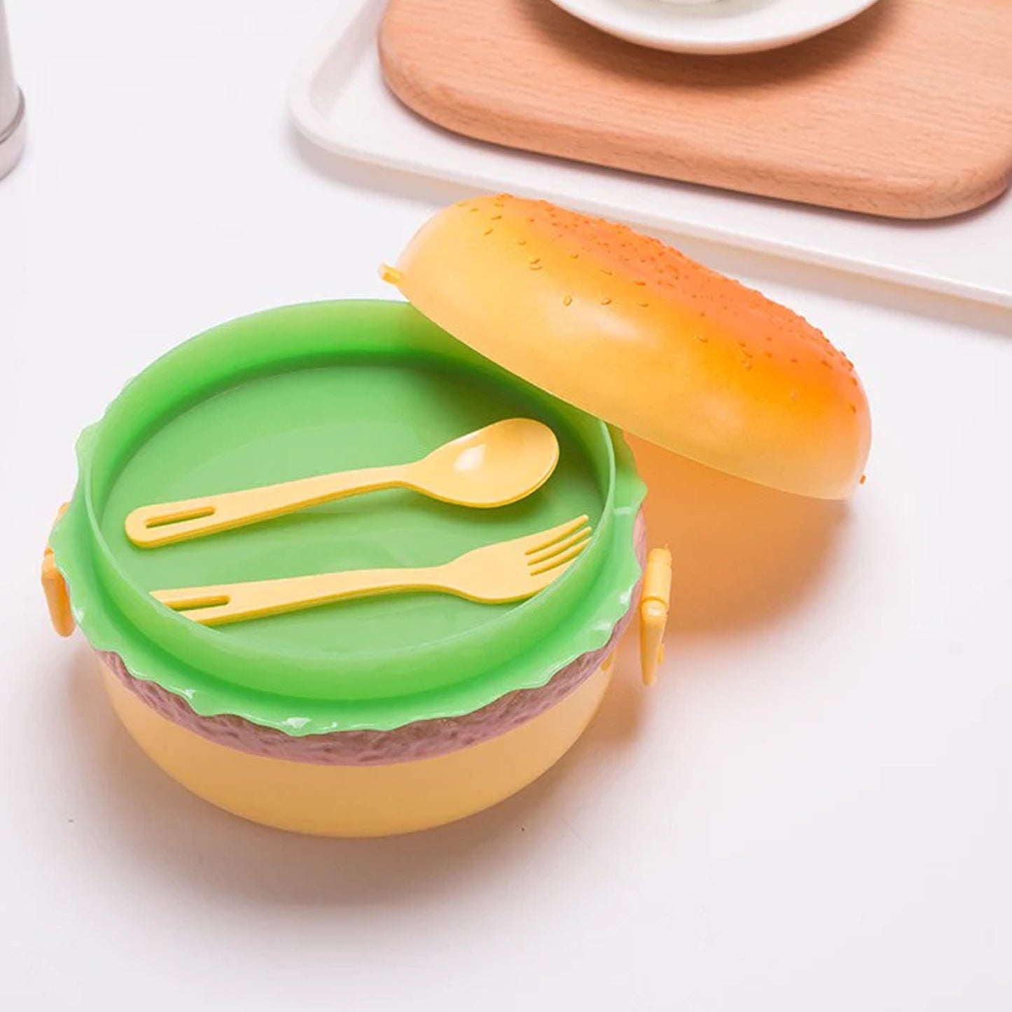 Burger Shape Lunch Box