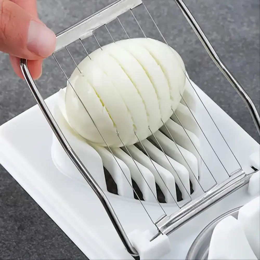 Quick stainless steel egg slicer - home improvement